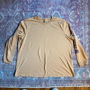 Carhartt women’s 2XL Tan Long Sleeve Shirt